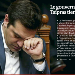 Tsipras à la Une du Monde économie